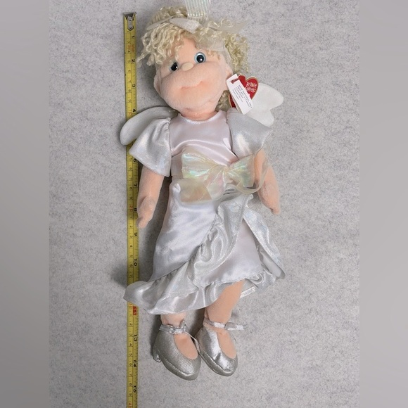 13” Ty Beanie Boppers Heavenly Heather with Angel Wings Plush Soft Toy Doll - Picture 7 of 7
